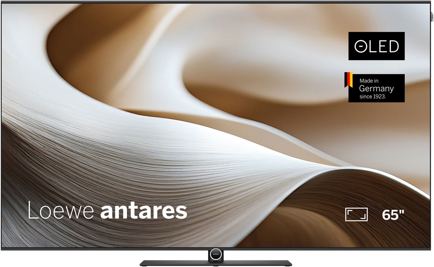 Image of antares 65 164 cm (65") OLED-TV alu black/black, 4K Ultra HD, Smart-TV, 144 Hz, Sprachsteuerung