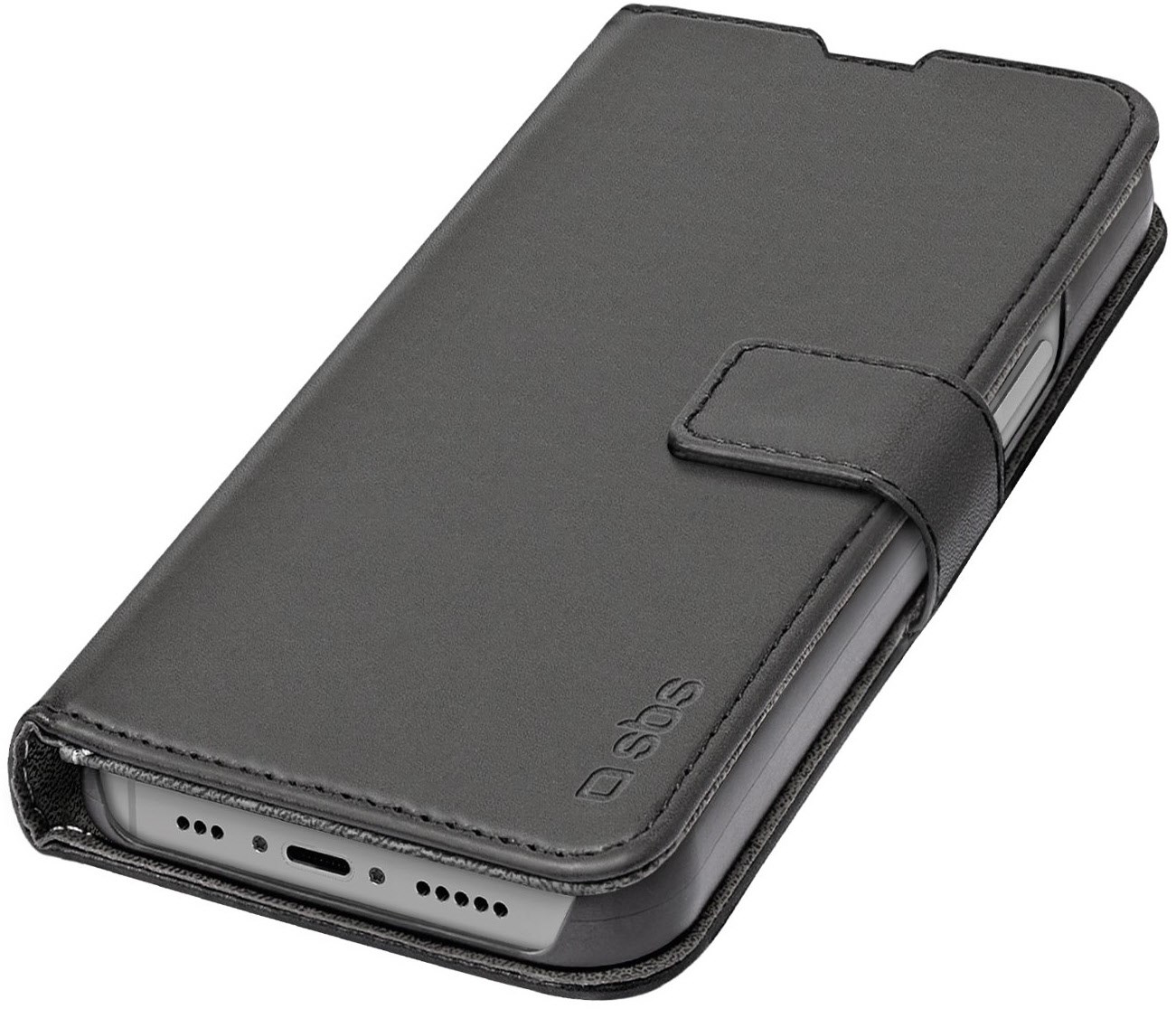 Wallet Bookcase für iPhone 14 schwarz