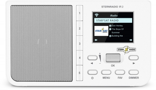 Sternradio IR 2 Internetradio weiß