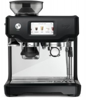 The Barista Touch Siebträgermaschine black truffle, Milchbehälter, Latte Macchiato/Cappuccino, 2 l, schwarz