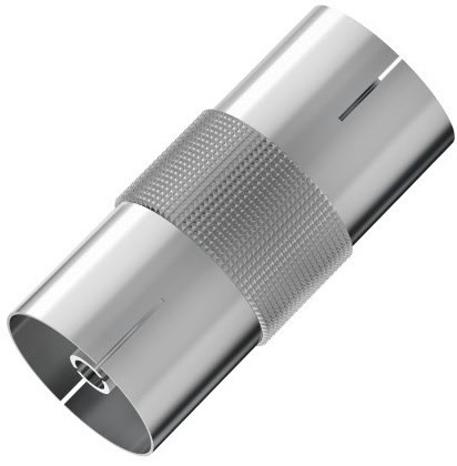 Antennen-Adapter Koax-Kupplung>Koax-Kupplung silber