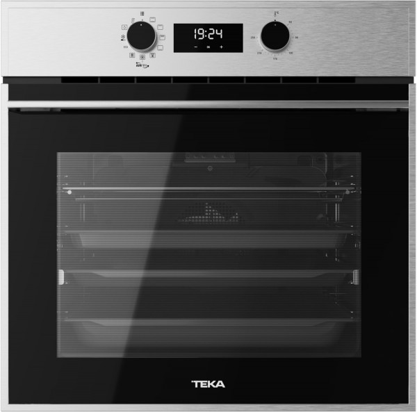 HSB 646 Einbaubackofen edelstahl/cleansteel, 70 l, Pizza-Stufe, schnelles Vorheizen, 59,5 cm breit, A+
