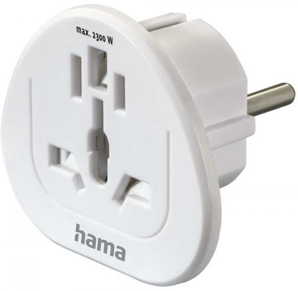 Reiseadapter (Welt>Europa) weiß
