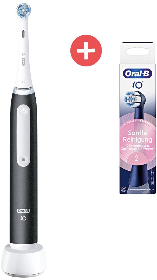 Image of iO Series 3n Elektrische Zahnbürste + Dein Geschenk: Oral-B iO Ersatz-Zahnbürsten (2er-Pack)