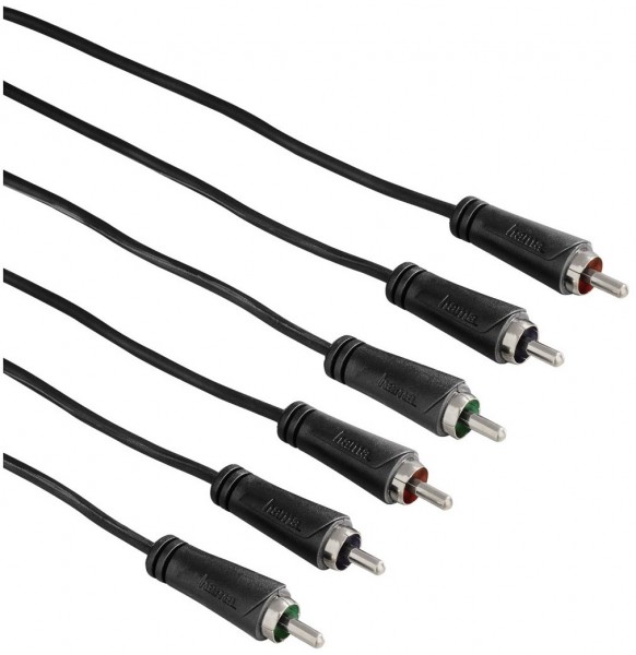 3 Cinch-Stecker > 3 Cinch-St. 1,5m Cinchkabel