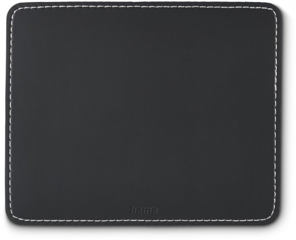 Lederoptik Mauspad schwarz