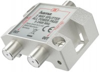 SAT-Verteiler 2-fach silber