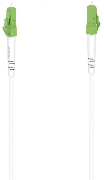 Glasfaser-Netzwerkkabel (15m) LC/APC-Stecker>LC/APC-Stecker weiss