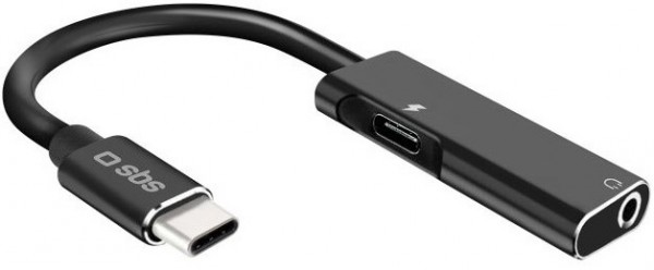 USB Type-C > 3,5mm Klinke Adapter schwarz