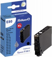 E80 Tintenpatrone ersetzt Epson T18114010 schwarz