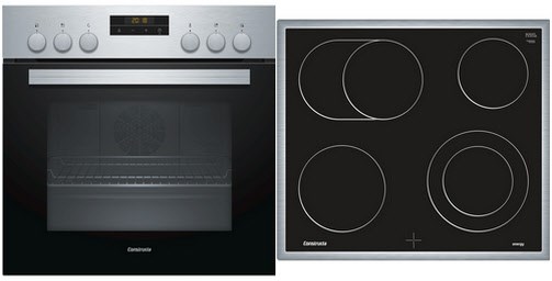 Image of CX31EK01T Herdset bestehend aus CH6M50050 + CM623052 edelstahl + edelstahl