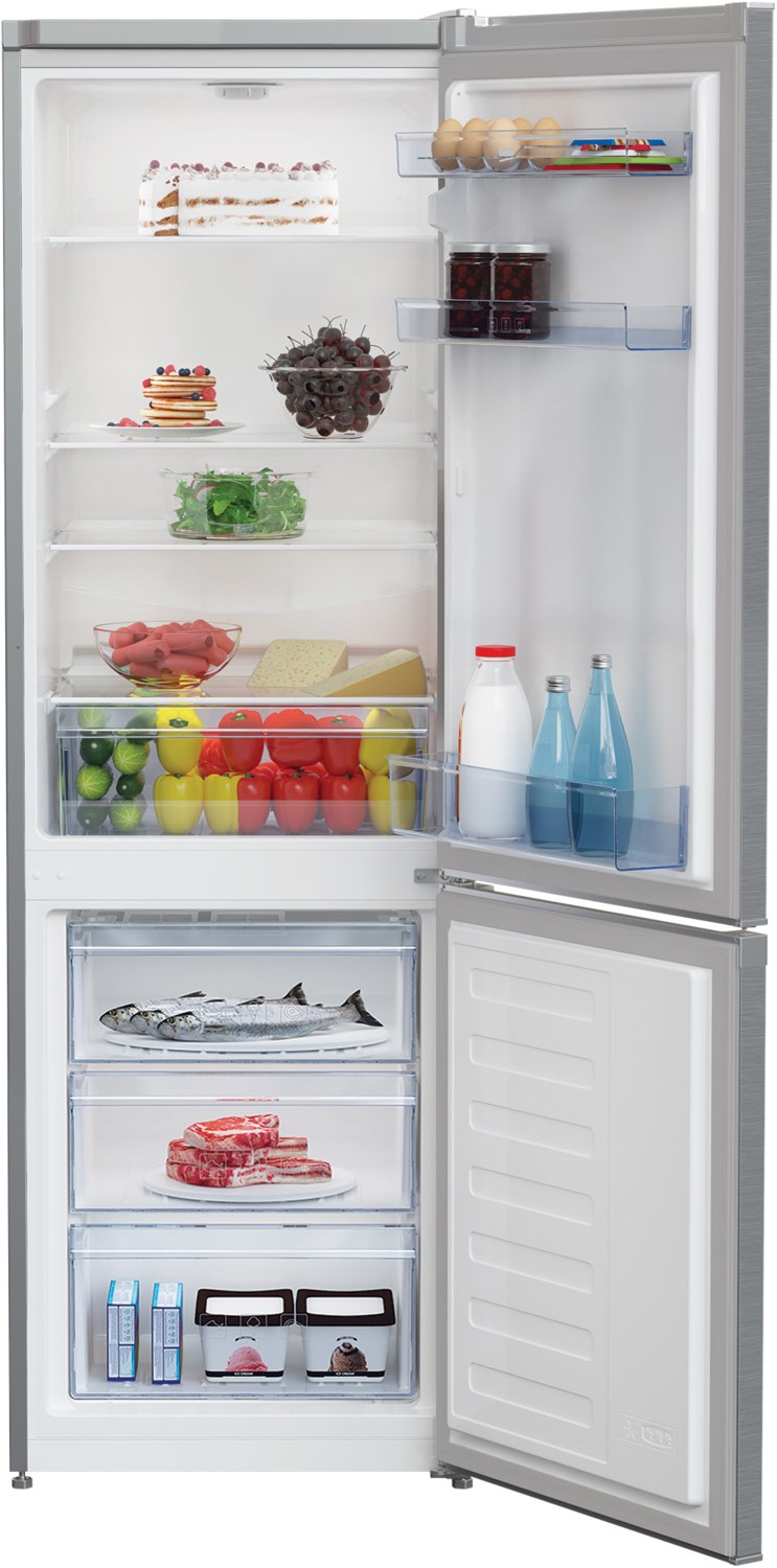 Beko b100 RCSA270K30SN Kühl-/Gefrierkombination silber / F