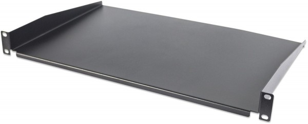 Intellinet 19" Fachboden 1HE (300mm) Frontmontage, perforiert schwarz