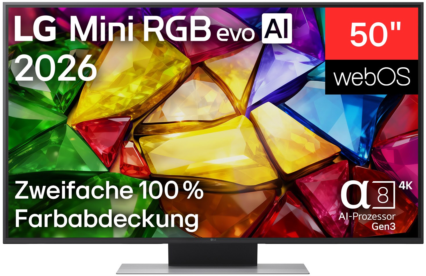 Image of 50MRGB87B9B 126 cm (50") Mini RGB evo AI TV