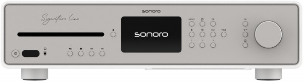 MAESTRO Quantum Signature CD-Receiver mit Internetradio mattweiß/silber