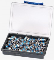 OVZ 027 Box (100 St.) F-Stecker für 2-fach geschirmte Kabel