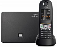E 630 A GO Schnurlostelefon mit Anrufbeantworter schwarz