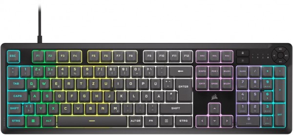 K55 Core RGB (DE) Gaming Tastatur grau