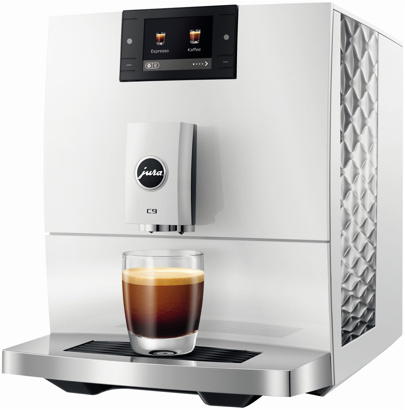 Image of C9 Kaffee-Vollautomat Piano White (EA), 15 bar, 1,6 l, weiß, Apps ladbar