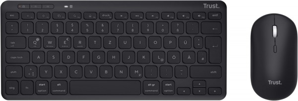 Lyra (DE) Kabelloses Tastatur-Set schwarz