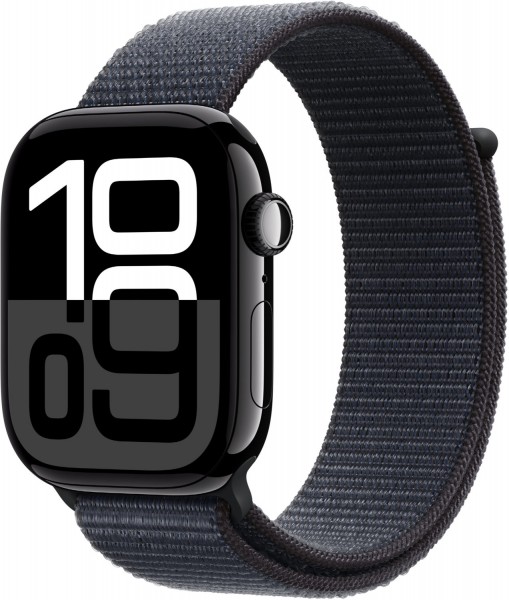 Apple watch space gray aluminum case with black sport loop 44mm online