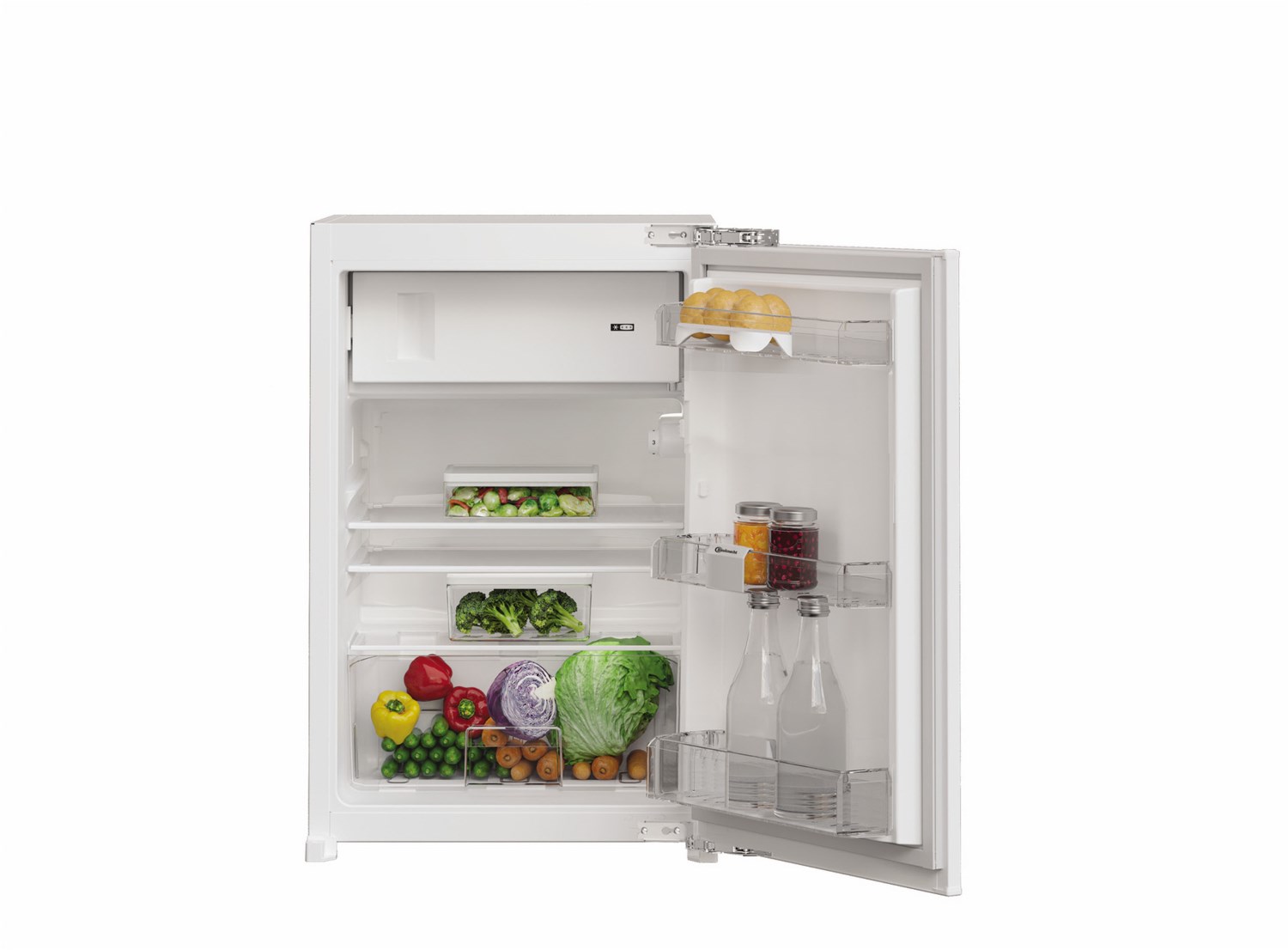 KSI 12GF2 Einbau-Kühlschrank mit Gefrierfach weiß