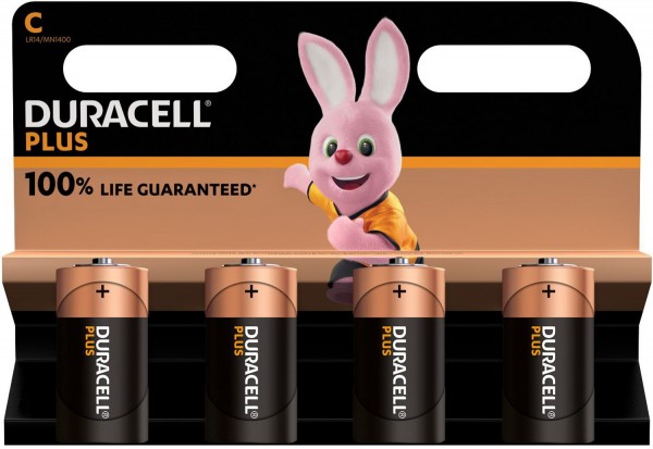 Plus C (MN1400/LR14) 4er Blister Batterie