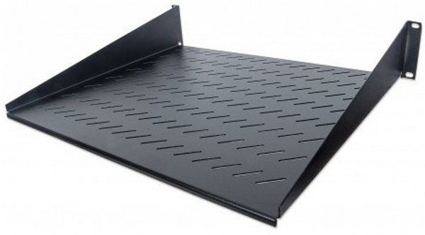 Fachboden 2HE (483x400 mm) schwarz