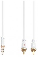 BS 113 W Klinke > Cinch (1,5m) weiß