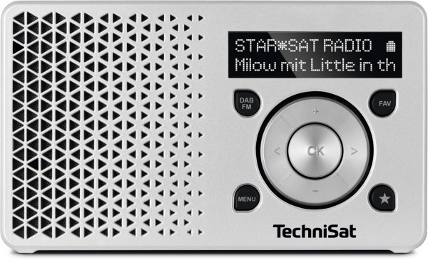 DigitRadio 1 Taschenradio silber