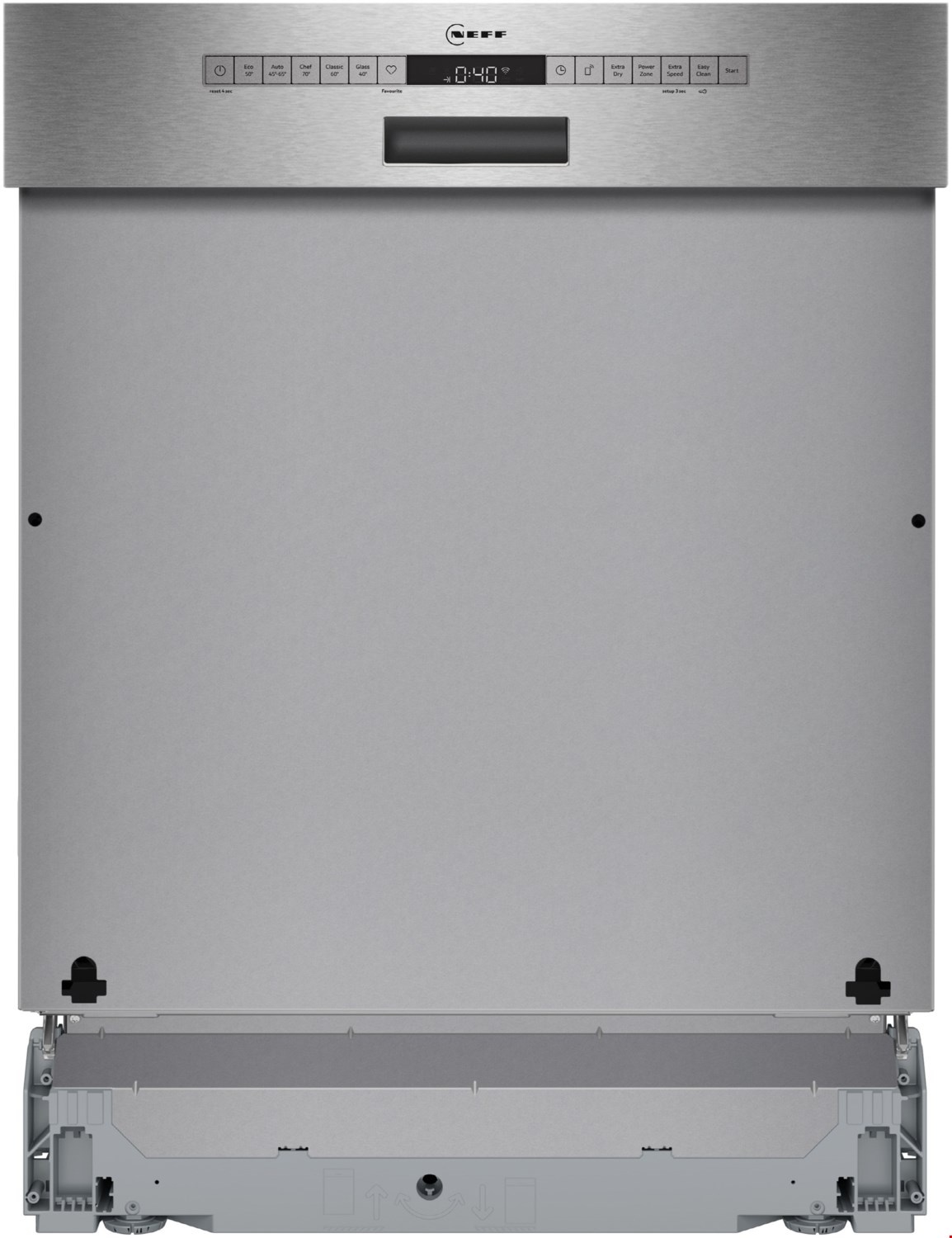S145HTS06E Teilintegrierter Einbau-Geschirrspüler 60 cm edelstahl