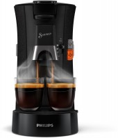 CSA240/20 Select ECO Kaffeepadmaschine schwarz gesprenkelt