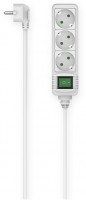 Steckdosenleiste 3-fach (3m) weiss