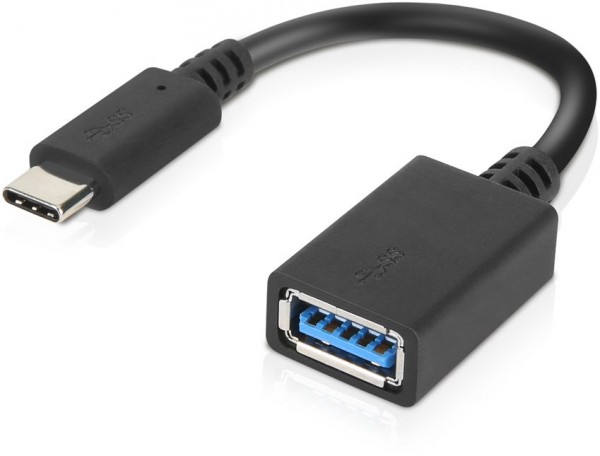 USB-C auf USB-A Adapter schwarz