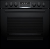 HEG578BB4 Einbau Elektro-Herd schwarz, 71 l, Pizza-Stufe, schnelles Vorheizen, 59,4 cm breit, A+, Serie 6