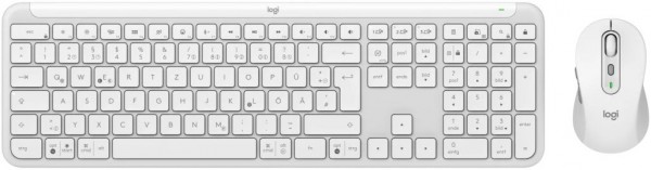 Signature Slim Combo MK950 (DE) Kabelloses Tastatur-Set grauweiß