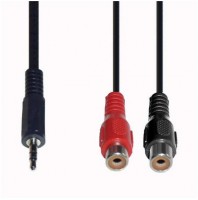 B 143/02 Stereo-Kabel (0,2m) Cinch/Klinkenkabel