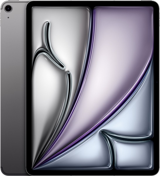 iPad Air 13" (128GB) WiFi + 5G space grau, 12 GB RAM, Apple M4, 12 MP Kamera, inkl. Zubehör: USB-C-Kabel