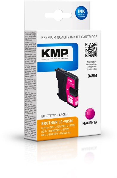 B65M (260 S.) Tintenpatrone ersetzt LC-985M magenta