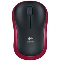 M185 Kabellose Maus schwarz/rot
