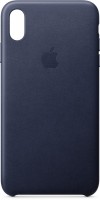 Leder Case für iPhone XS Max mitternachtsblau