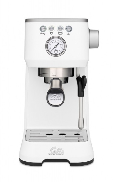 Barista Perfetta Plus Type 1170 v2 Siebträgermaschine weiß, Milchbehälter, 16 bar, 1,7 l