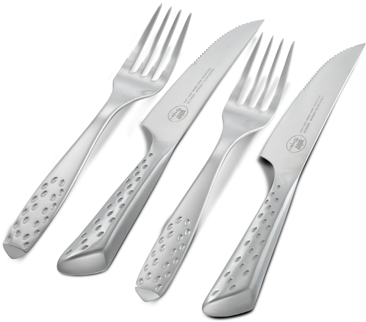 Deluxe Steak-Set (4 teilig) Grill-Zubehör edelstahl