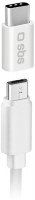Micro-USB Buchse > USB-C Stecker weiß