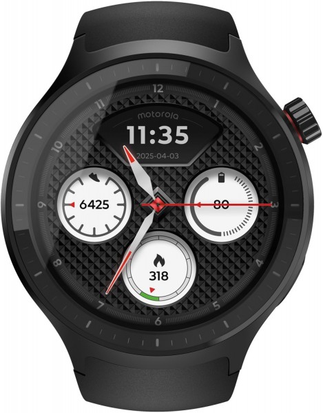 moto watch Smartwatch matt schwarz