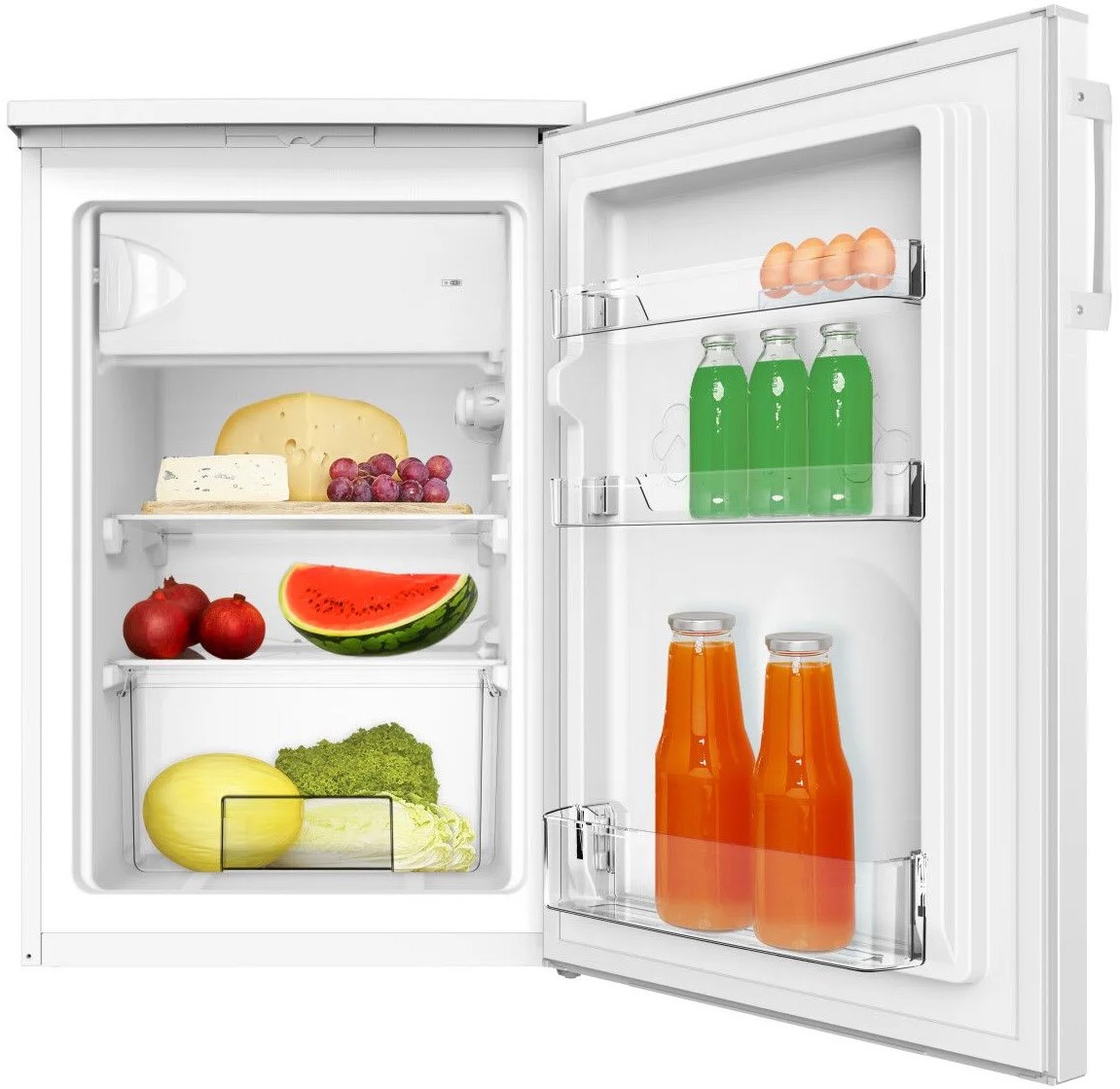 KS 361 300 W Standkühlschrank mit Gefrierfach weiß