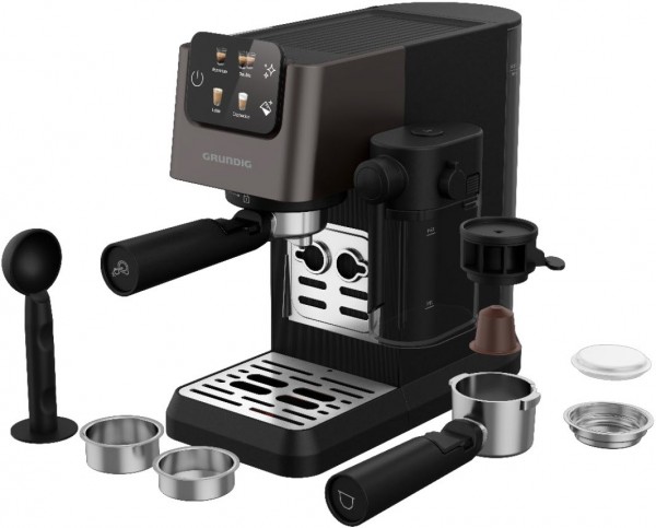 KSM 6430 Siebträgermaschine, Milchbehälter, Latte Macchiato/Cappuccino, 20 bar, 1,1 l, Reinigungsprogramm