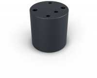 spacer table stand v Abstandhalter schwarz