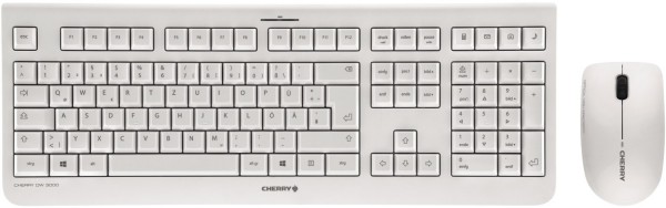 DW 3000 (DE) Kabelloses Tastatur-Set weiß/grau