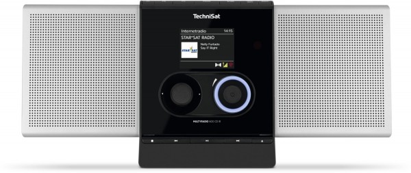 MultyRadio 600 CD IR Internetradio schwarz/silber